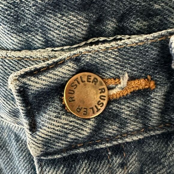 Rustler Vintage Denim Cutoff High Rise Jean Shorts - Picture 2 of 4